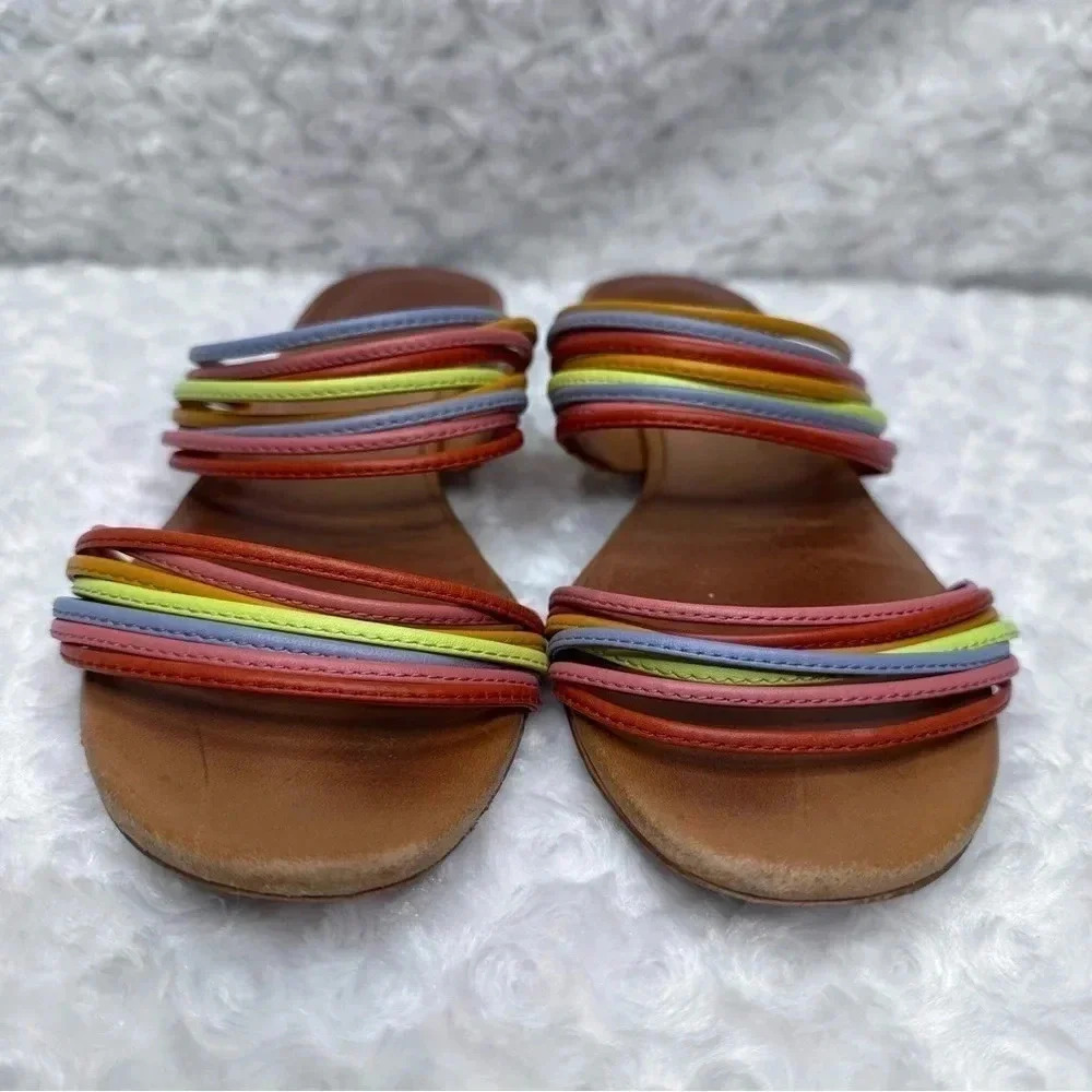 Madewell The Meg Leather Slide Sandals Size 9.5 - Picture 5 of 7